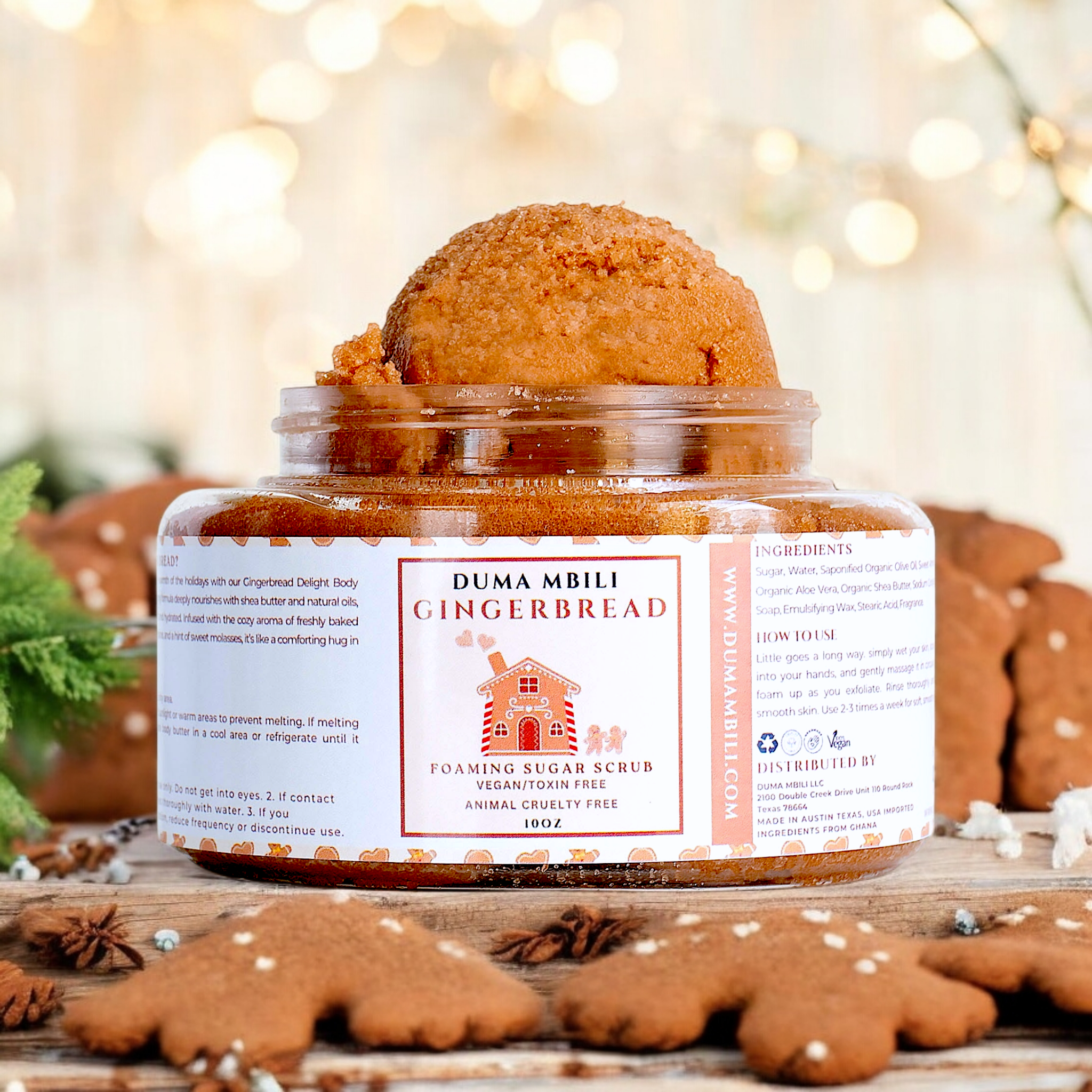 Duma Mbilli - Gingerbread Foaming Sugar Scrub