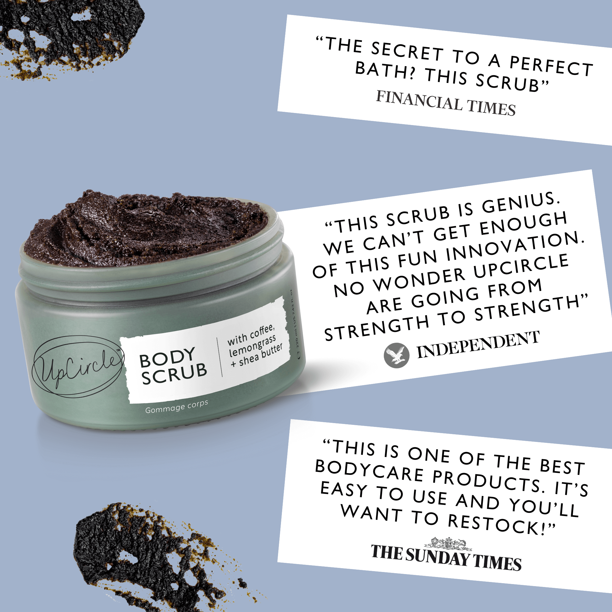 UpCircle - Coffee Body Scrub with Lemongrass