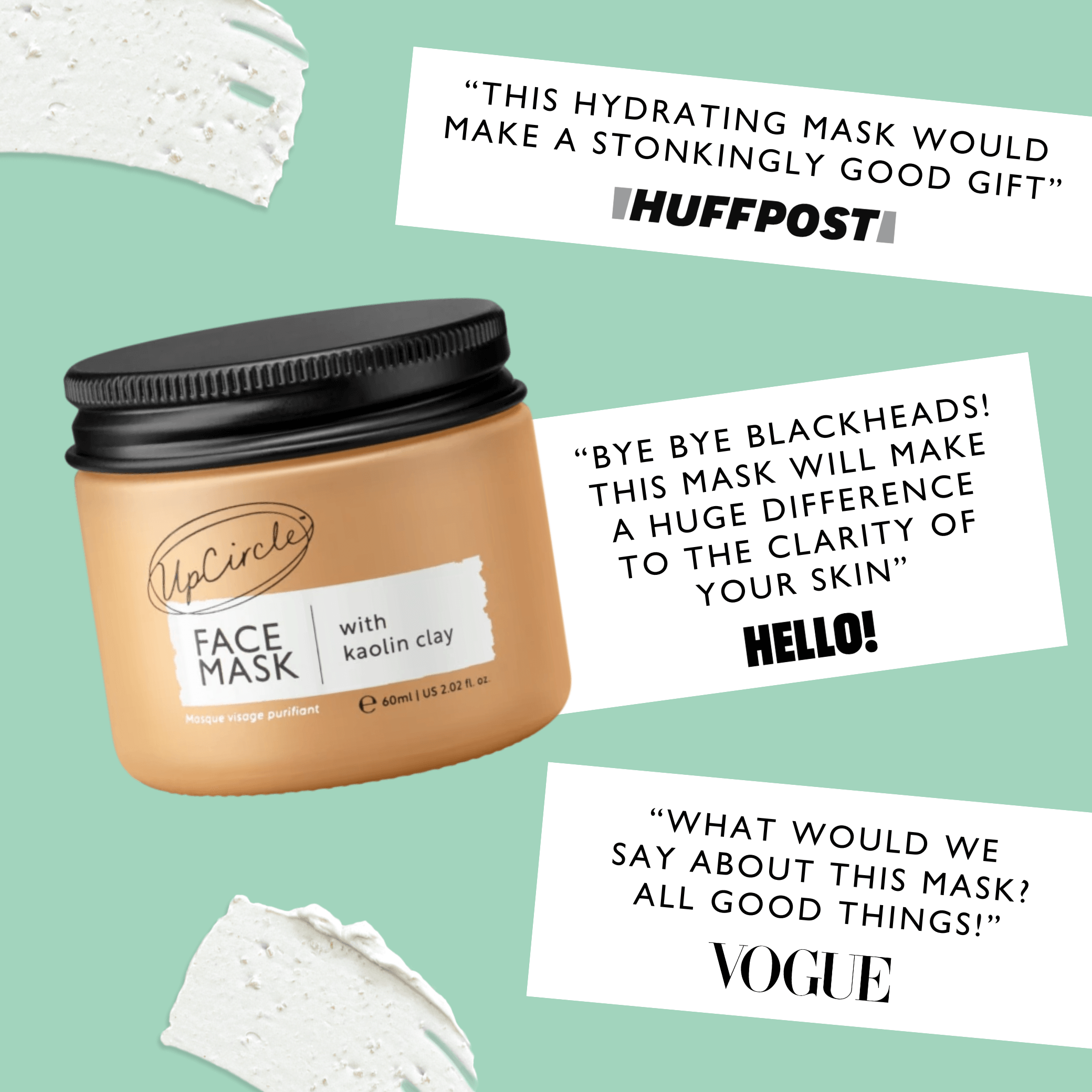 UpCircle - Kaolin Clay Face Mask