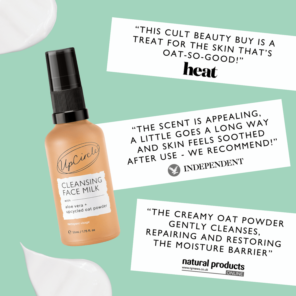 UpCircle - Cleansing Face Milk with Oat Powder - Travel Size
