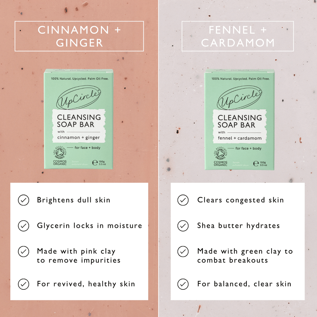 UpCircle - Cinnamon + Ginger Cleansing Bar