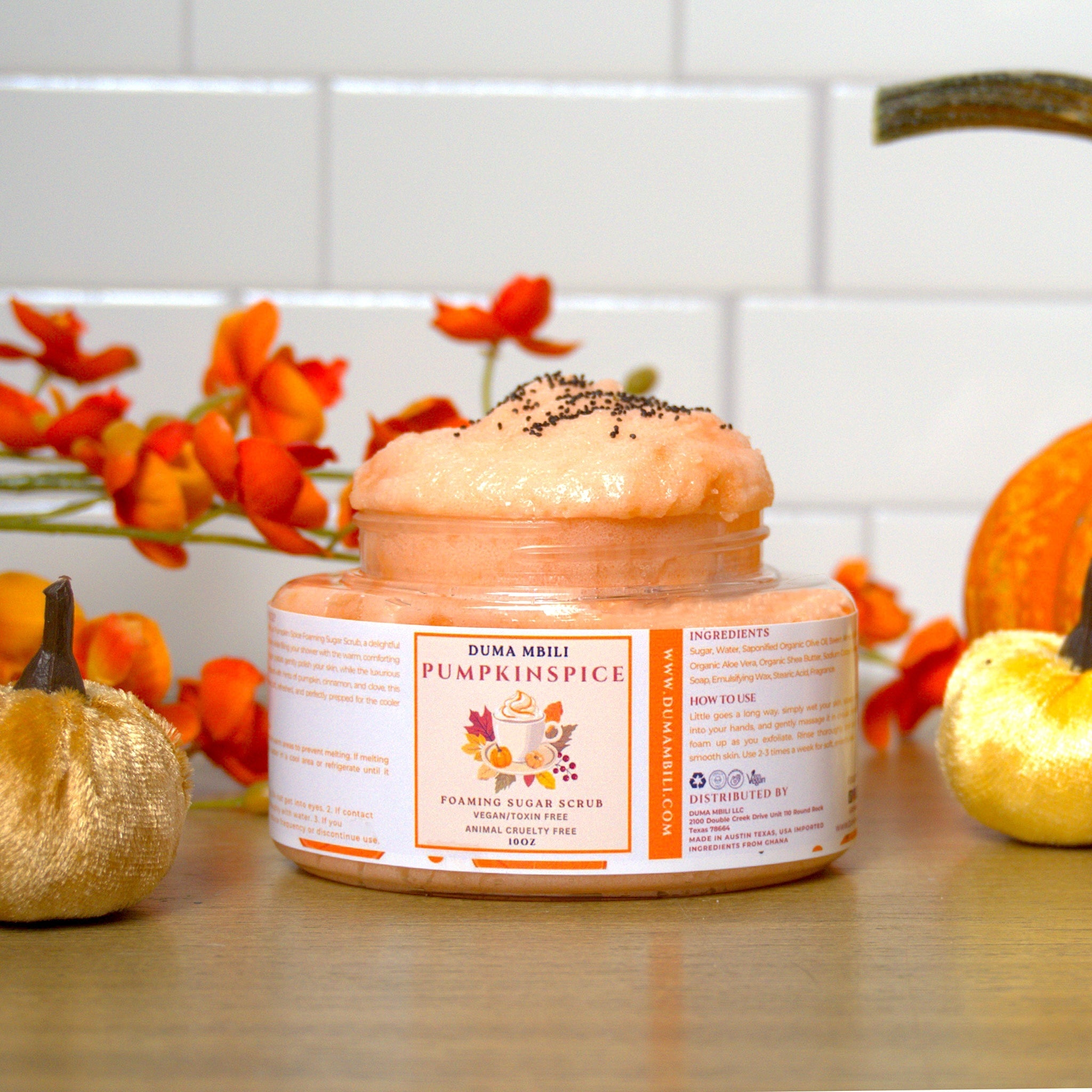 Duma Mbilli - Pumpkin Spice Foaming Body Scrub