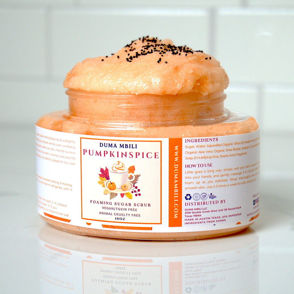 Duma Mbilli - Pumpkin Spice Foaming Body Scrub