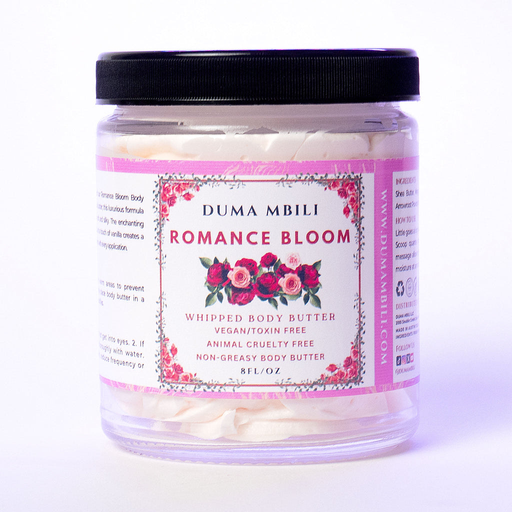 Duma Mbilli - Romance Bloom Body Butter Fresh Rose Scented