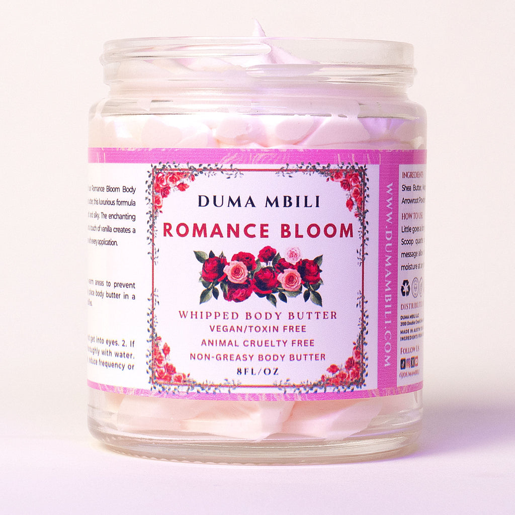 Duma Mbilli - Romance Bloom Body Butter Fresh Rose Scented