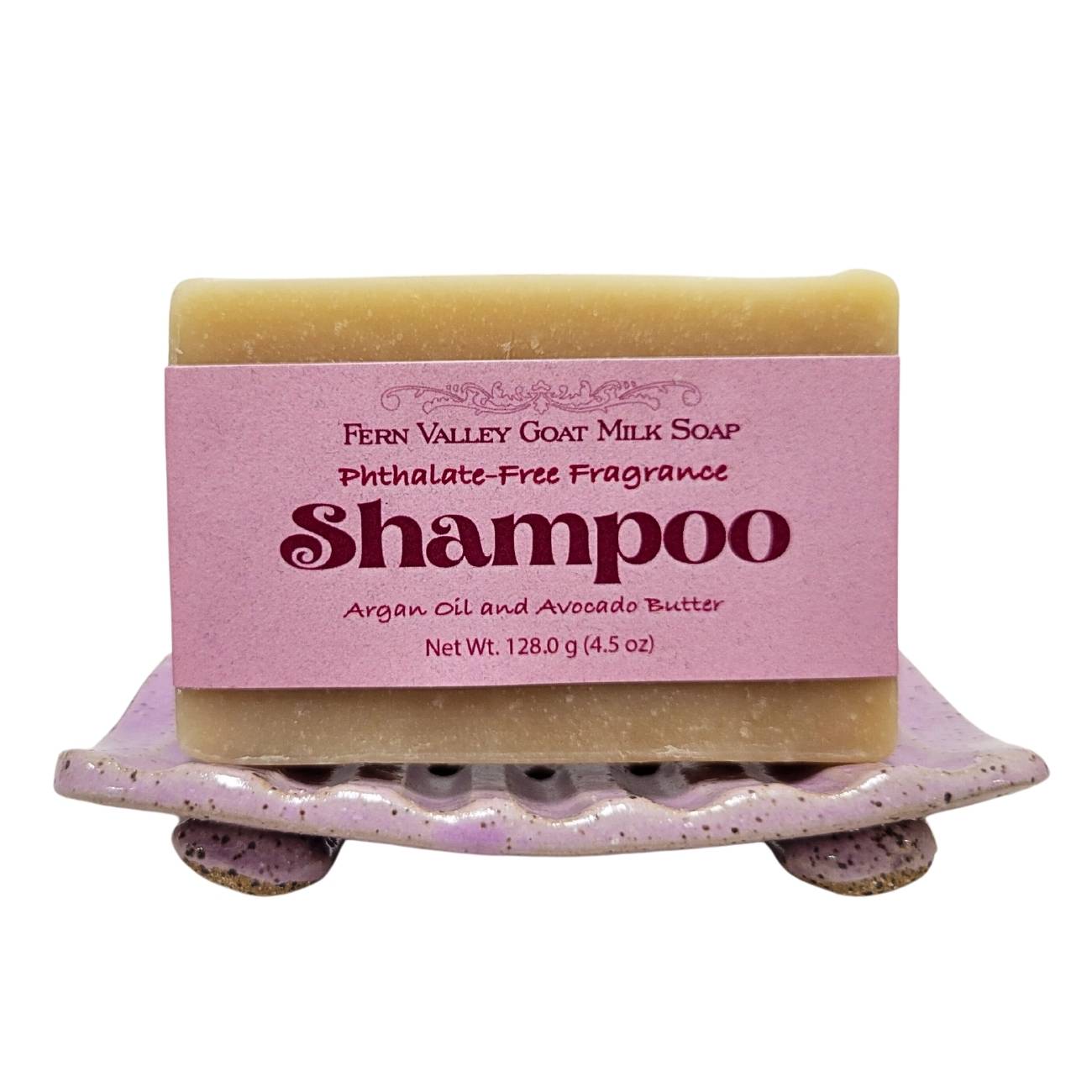 Fern Valley - Handmade Goat Milk Shampoo Bar |  Argan Oil & Avocado Butter | Flirty Floral Scent