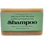 Fern Valley - Handmade Goat Milk Shampoo Bar |  Argan Oil & Avocado Butter | Fragrance-Free
