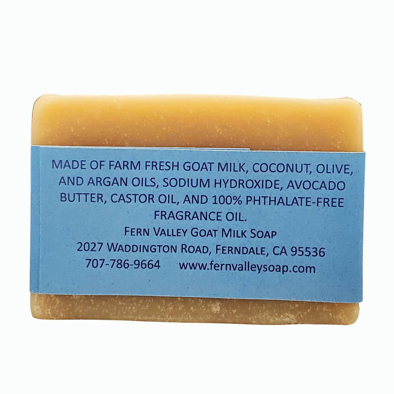 Fern Valley - Handmade Goat Milk Shampoo Bar |  Argan Oil & Avocado Butter | For Him