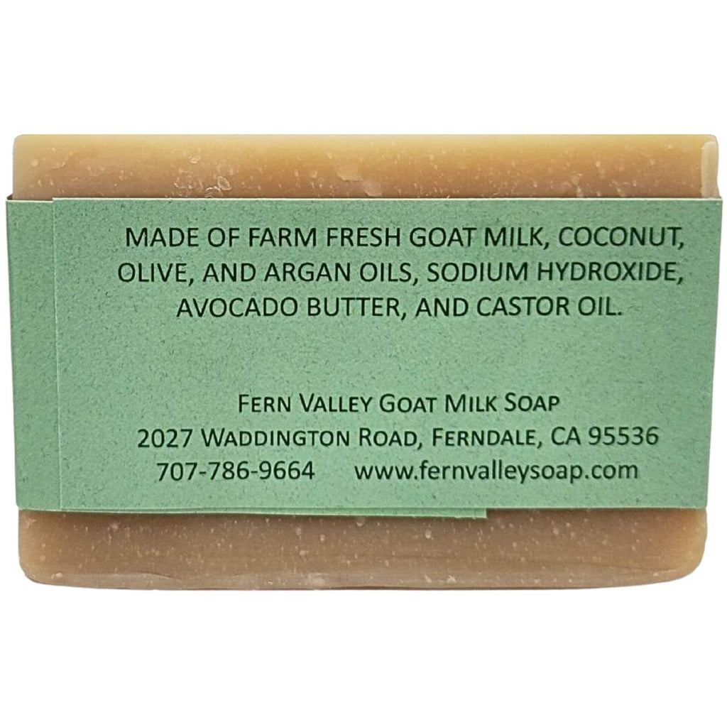 Fern Valley - Handmade Goat Milk Shampoo Bar |  Argan Oil & Avocado Butter | Fragrance-Free