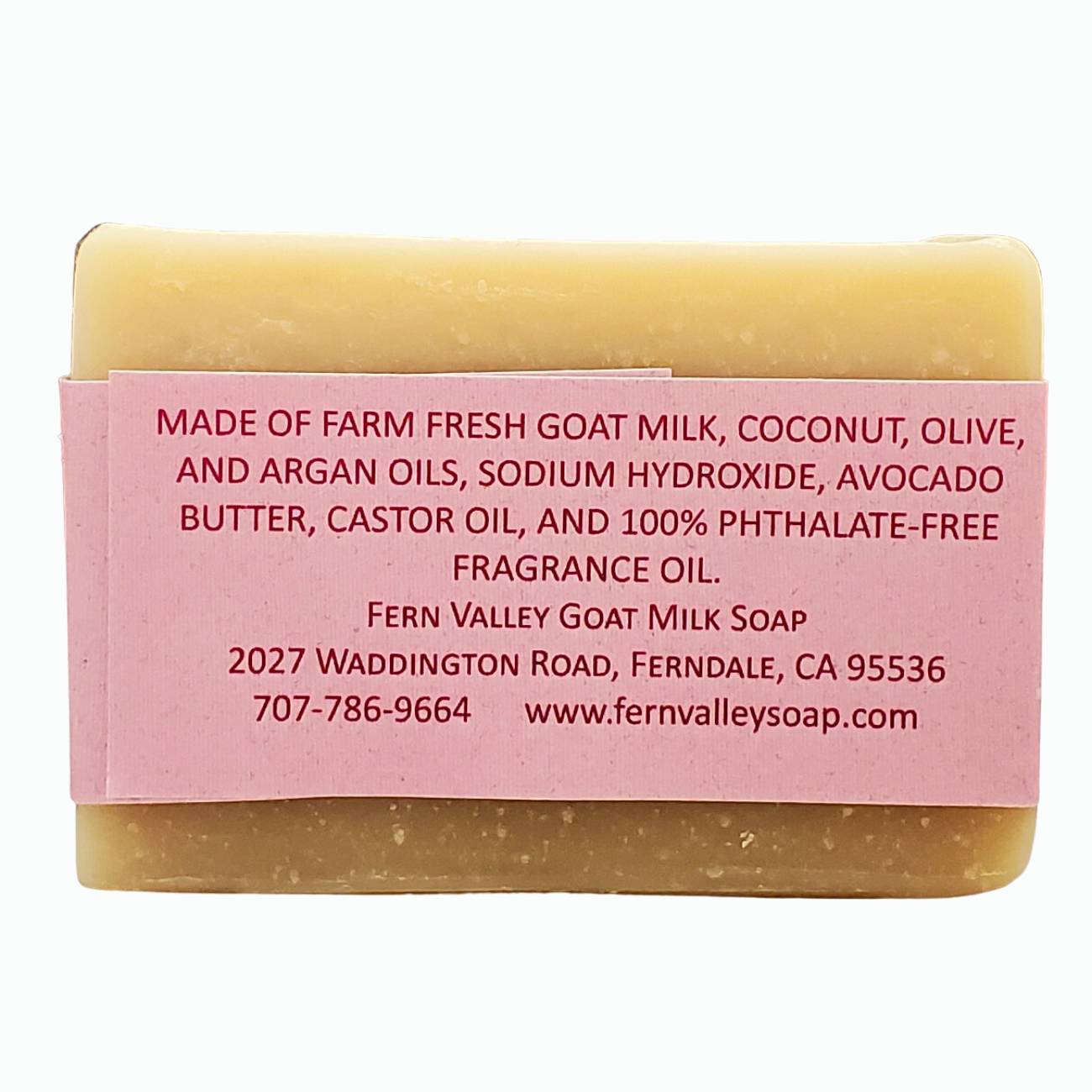 Fern Valley - Handmade Goat Milk Shampoo Bar |  Argan Oil & Avocado Butter | Flirty Floral Scent