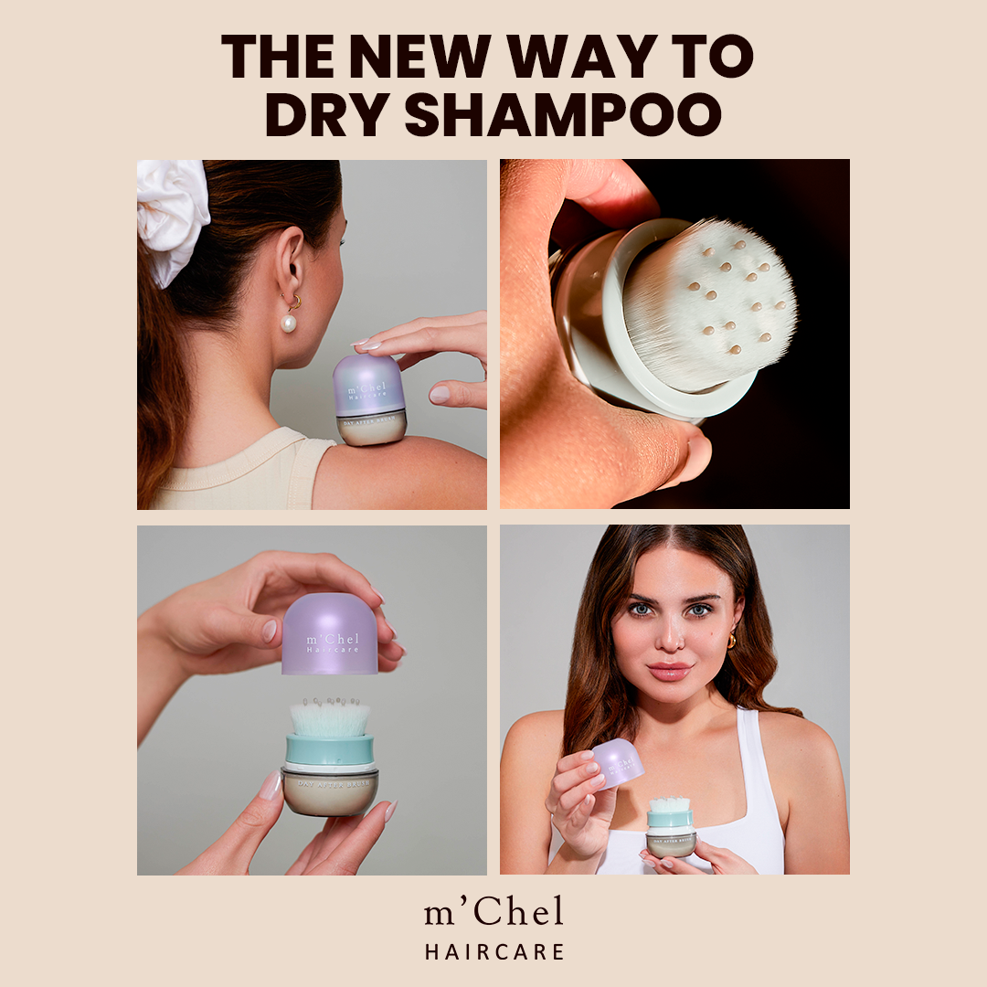 m’Chel Haircare - Day After™ Brush + Refill Bundle Clean Dry Shampoo