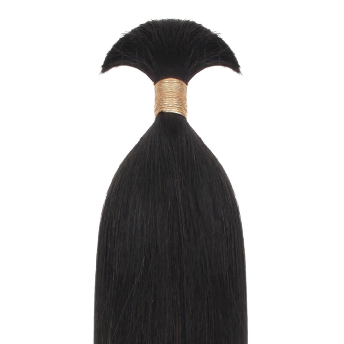 Private Label - Straight Bulk 100% Human Braiding Hair