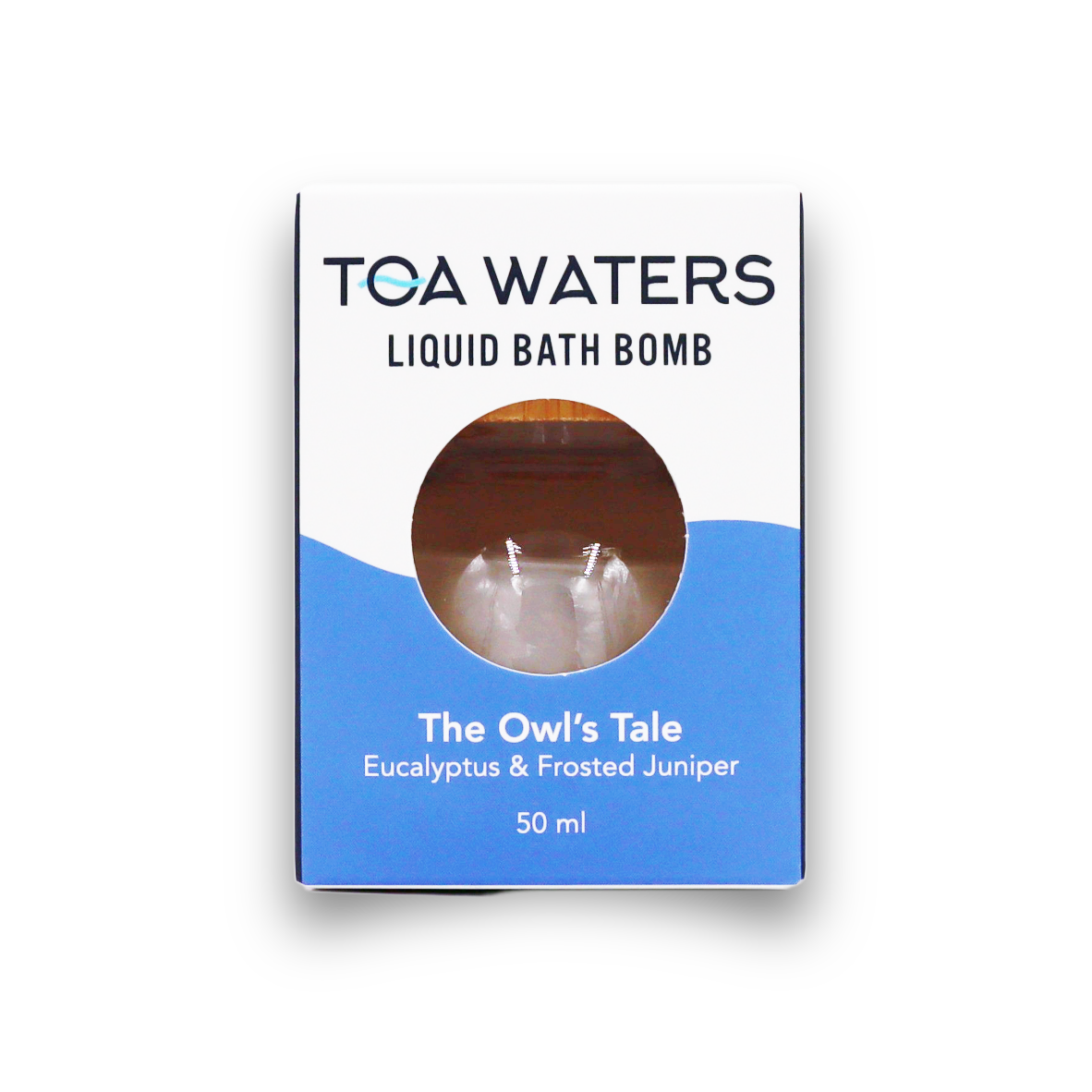 TOA Waters - The Owl's Tale Liquid Bath Bomb - Eucalyptus, Vanilla, and Frosted Juniper