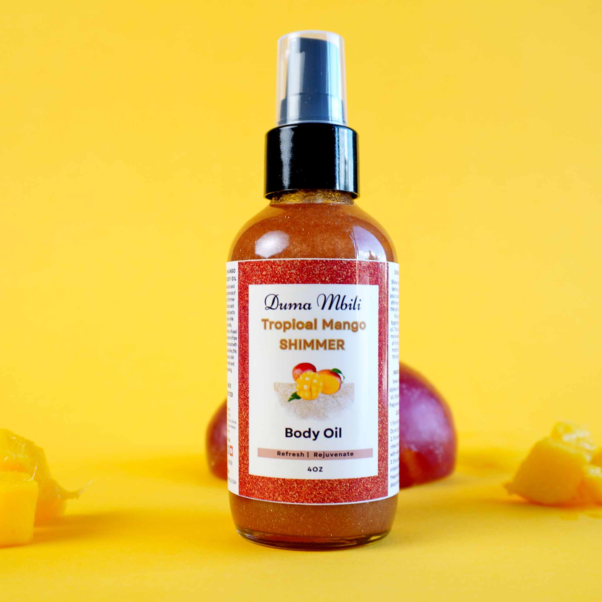 Duma Mbilli - Tropical Mango Shimmer Body Oil