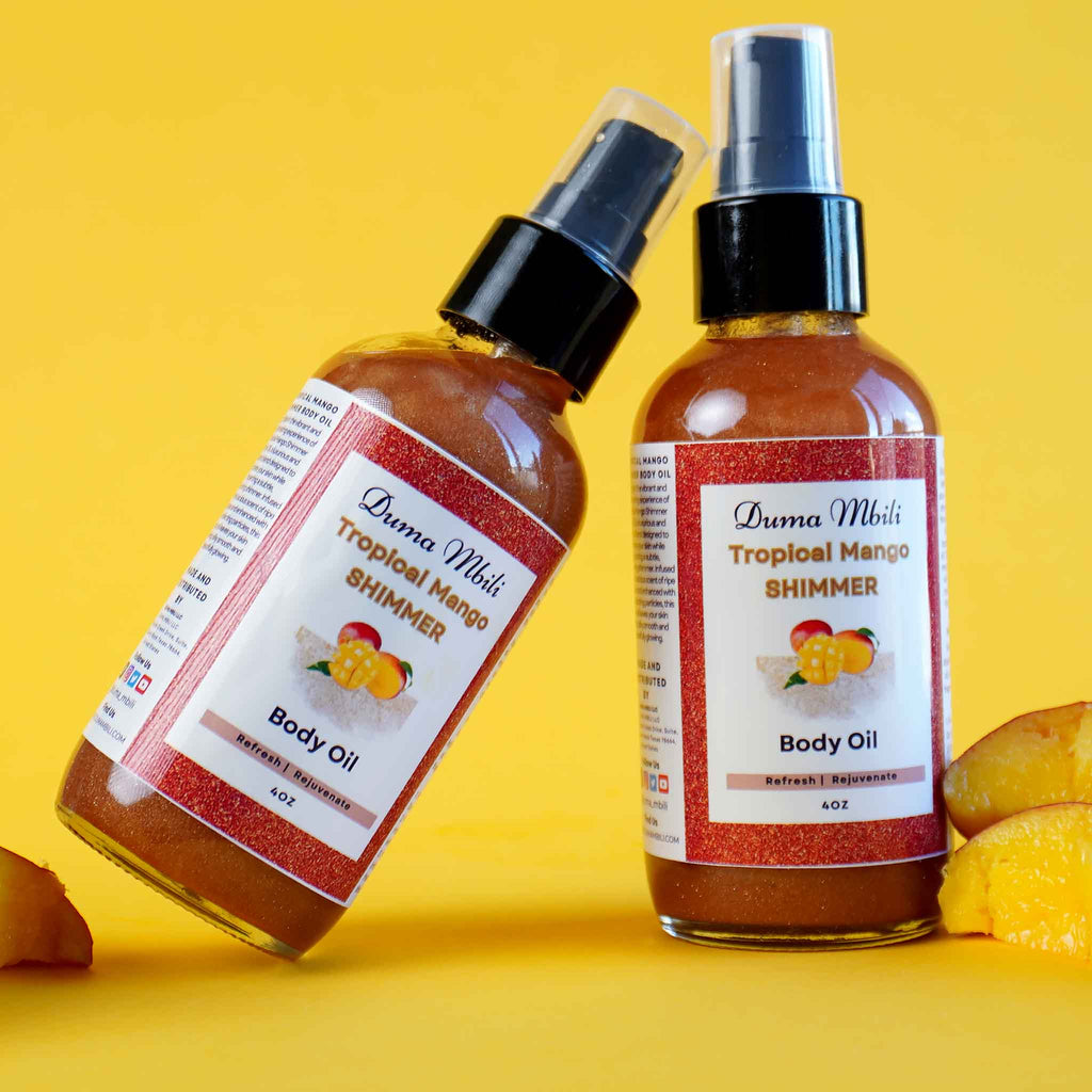 Duma Mbilli - Tropical Mango Shimmer Body Oil
