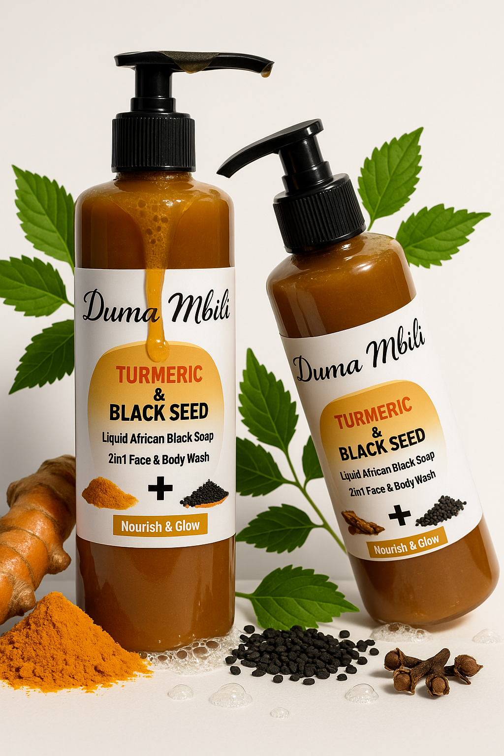 Duma Mbilli -Turmeric & Black Seed African Black Soap