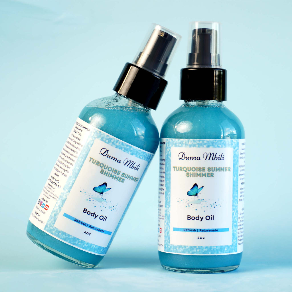 Duma Mbilli - Turquoise Summer Shimmer Body Oil