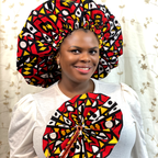 Duma Mbilli - 2XL Kente Silk Lined African Print Bonnet