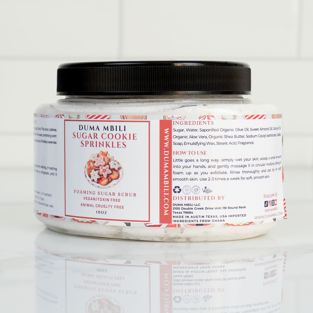 Duma Mbilli - Sugar Cookie Sprinkles Foaming Sugar Scrub