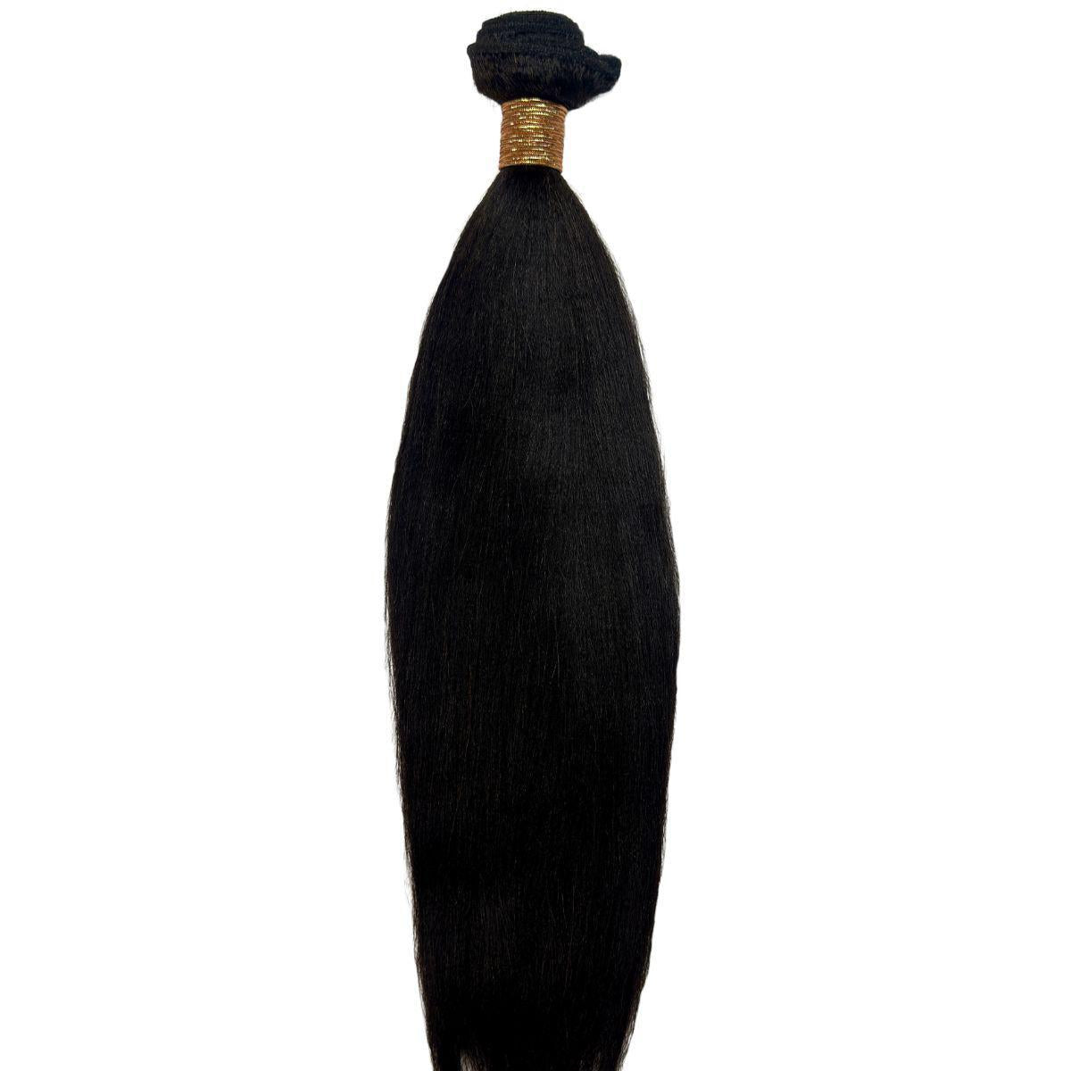 Private Label - Yaki Straight 100% Human Hair Bundles 12”-24”