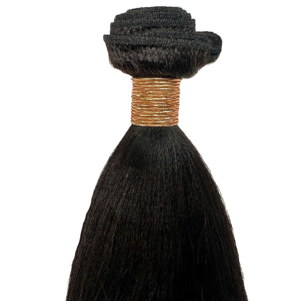 Private Label - Yaki Straight 100% Human Hair Bundles 12”-24”