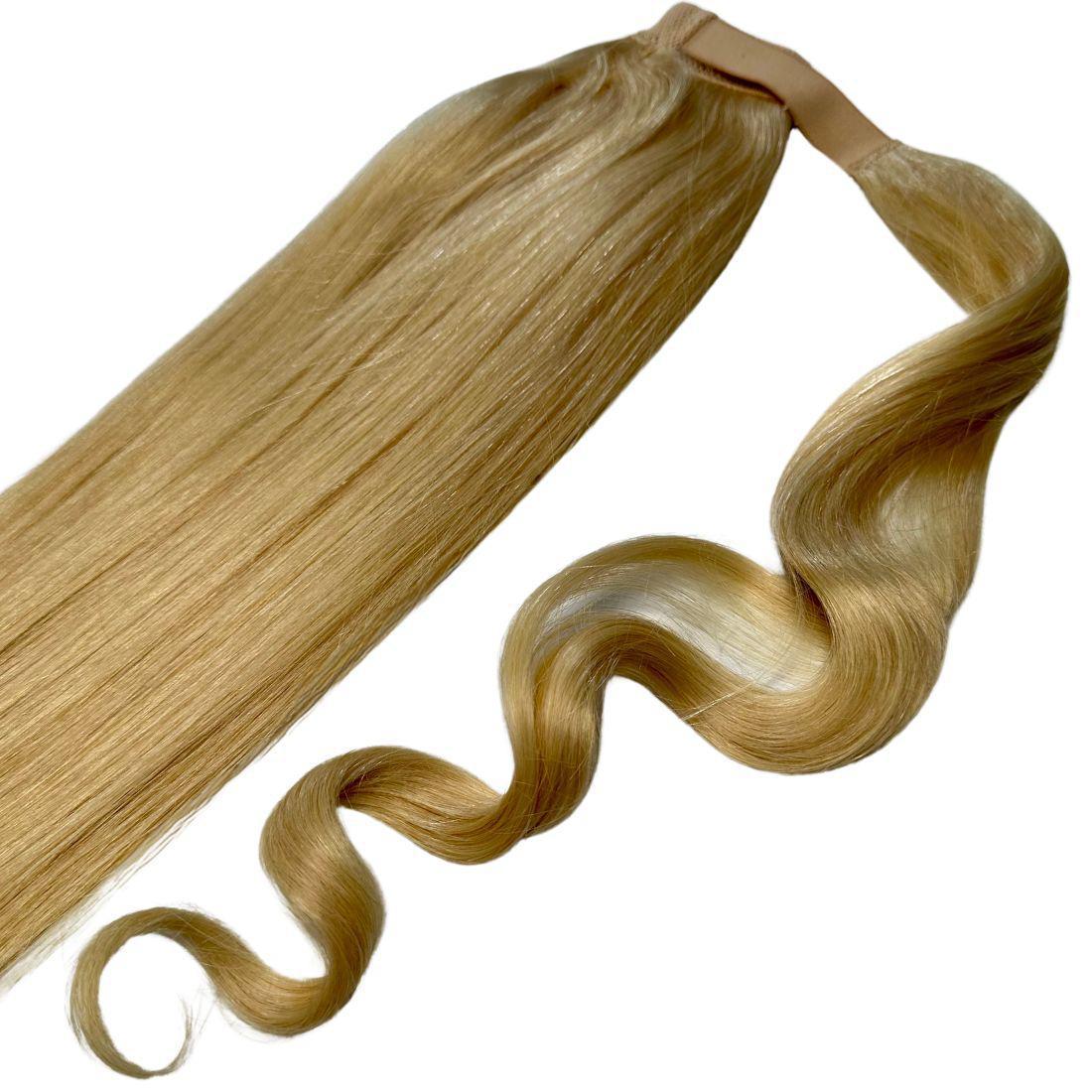 Private Label - Bleach Blonde 100% Human Hair Ponytail Extension