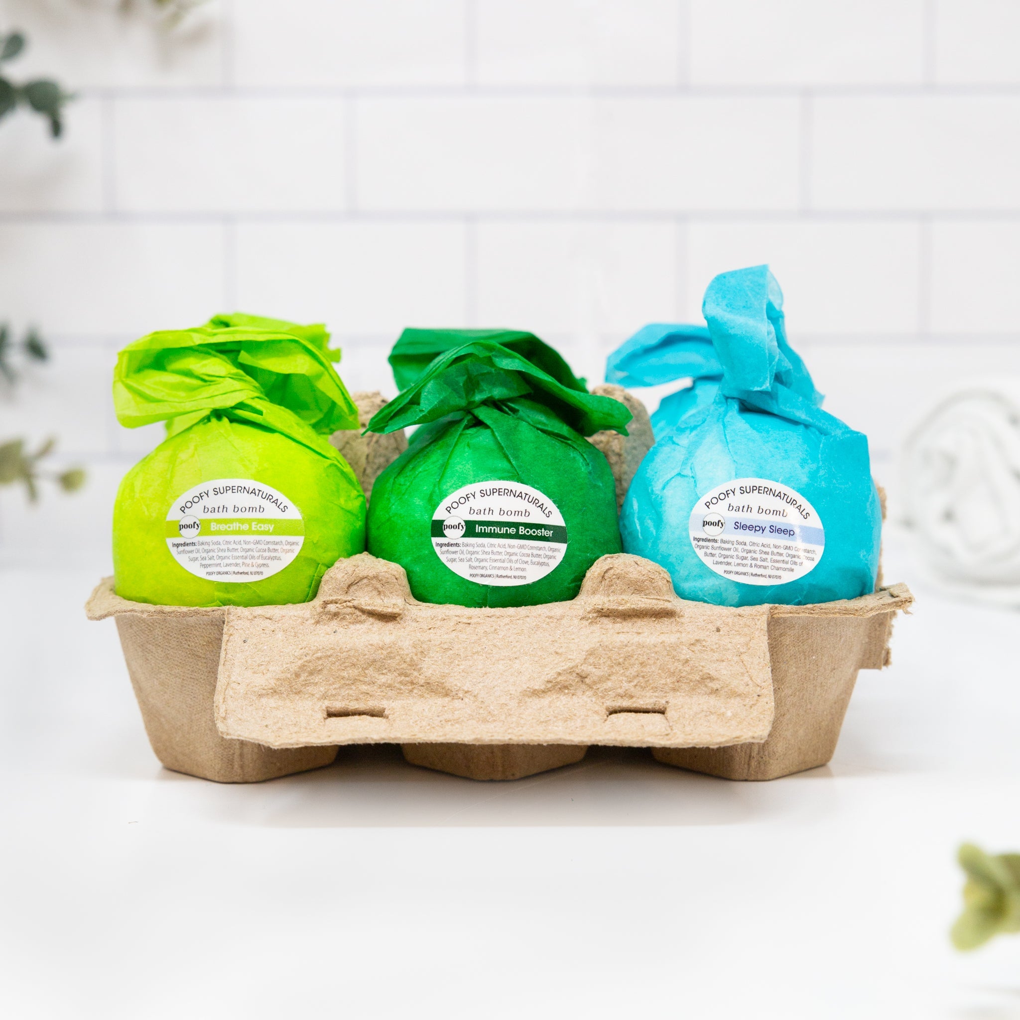 Poofy Organics - Bath Bombs 6-Pack