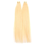 Private Label - Raw Blonde Straight 100% Human Hair Tape In Extensions