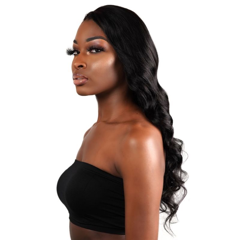Private Label - Body Wave 13x4 Transparent Lace Front Human Hair Wig