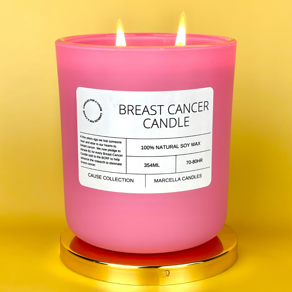 Marcella Candles - Breast Cancer Awareness Candle