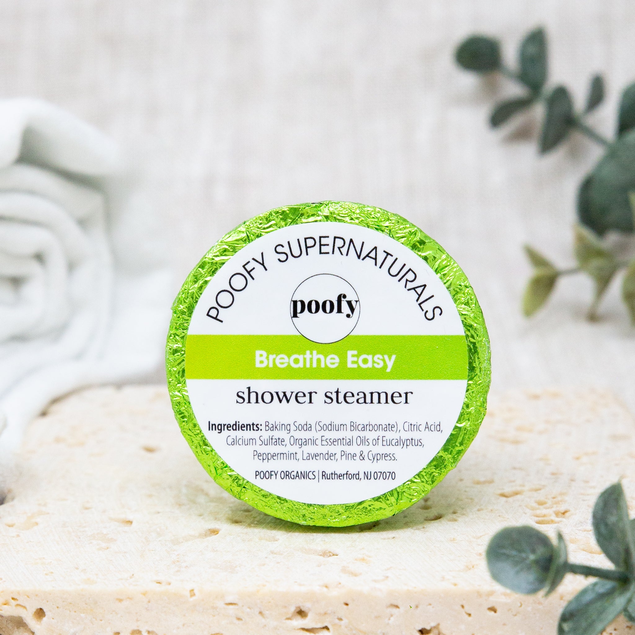 Poofy Organcis - Breathe Easy Shower Steamer