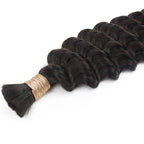 Private Label - Deep Wave Bulk 100% Human Braiding Hair