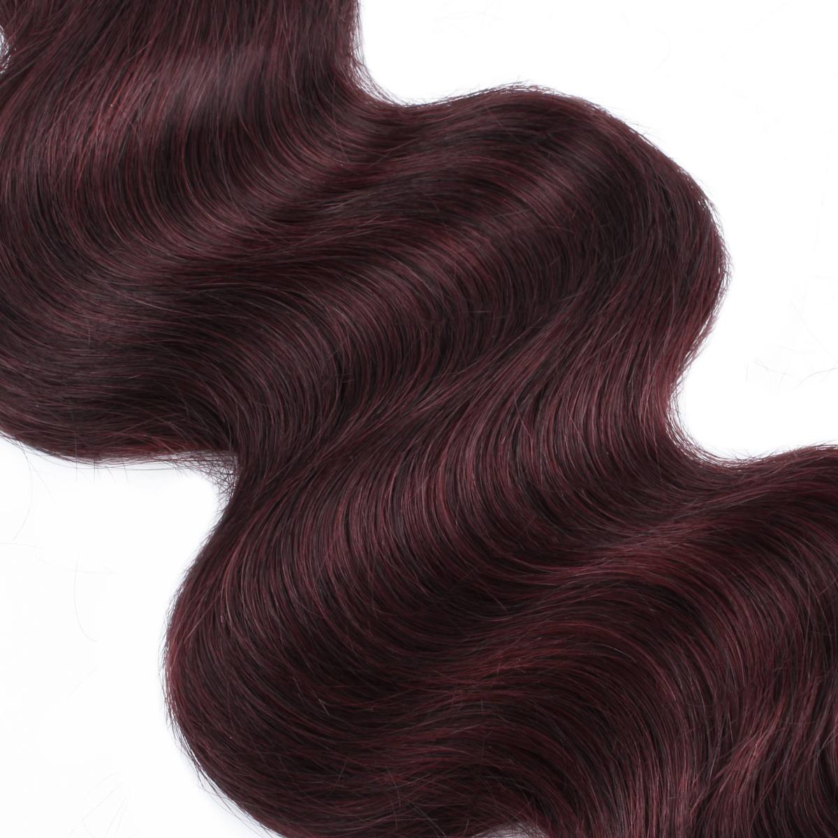 Private Label - Burgundy Body Wave 100% Human Hair Bundles