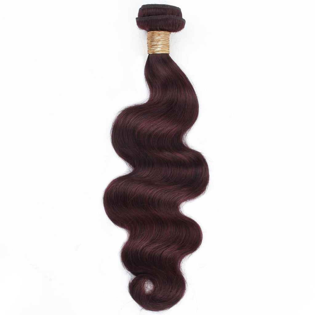 Private Label - Burgundy Body Wave 100% Human Hair Bundles