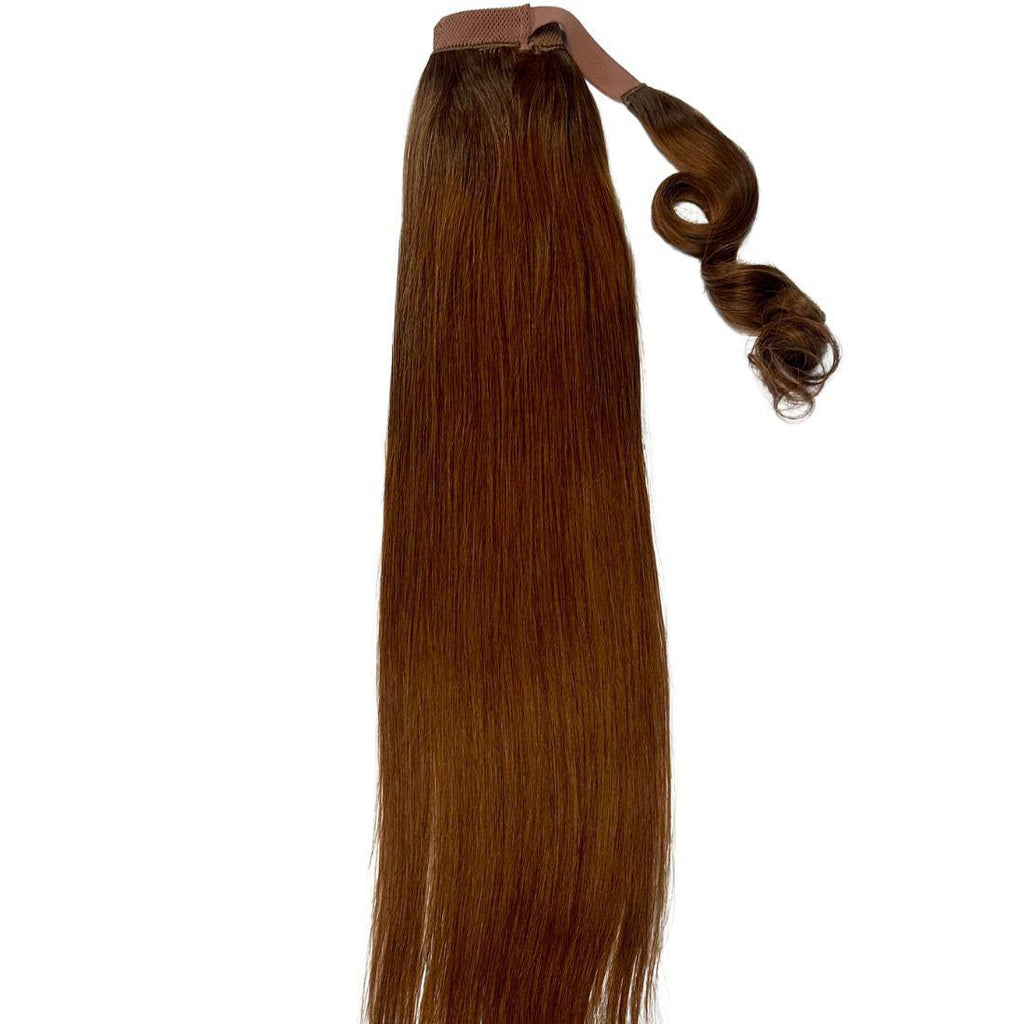 Private Label - Auburn 100% Human Hair Ponytail Extension
