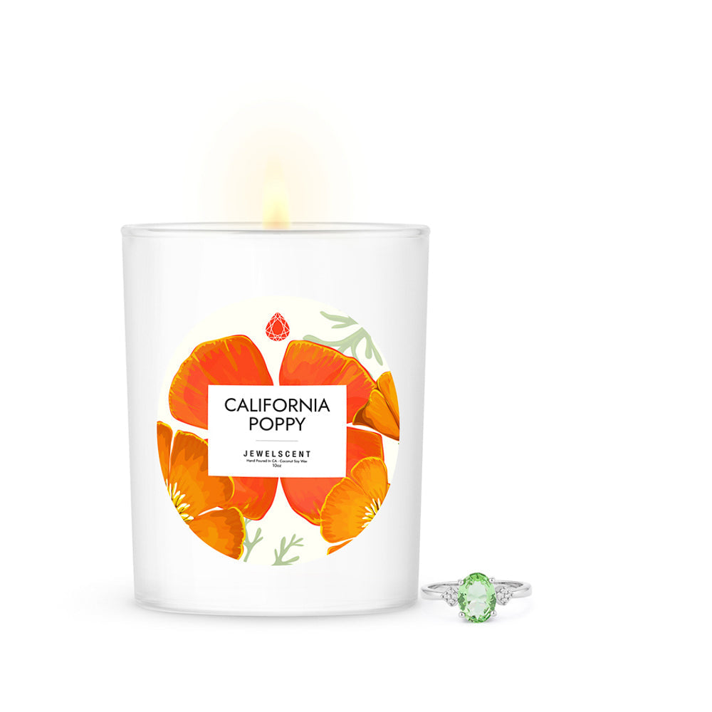 JewelScent - California Poppy 10oz Signature Jewelry Candle