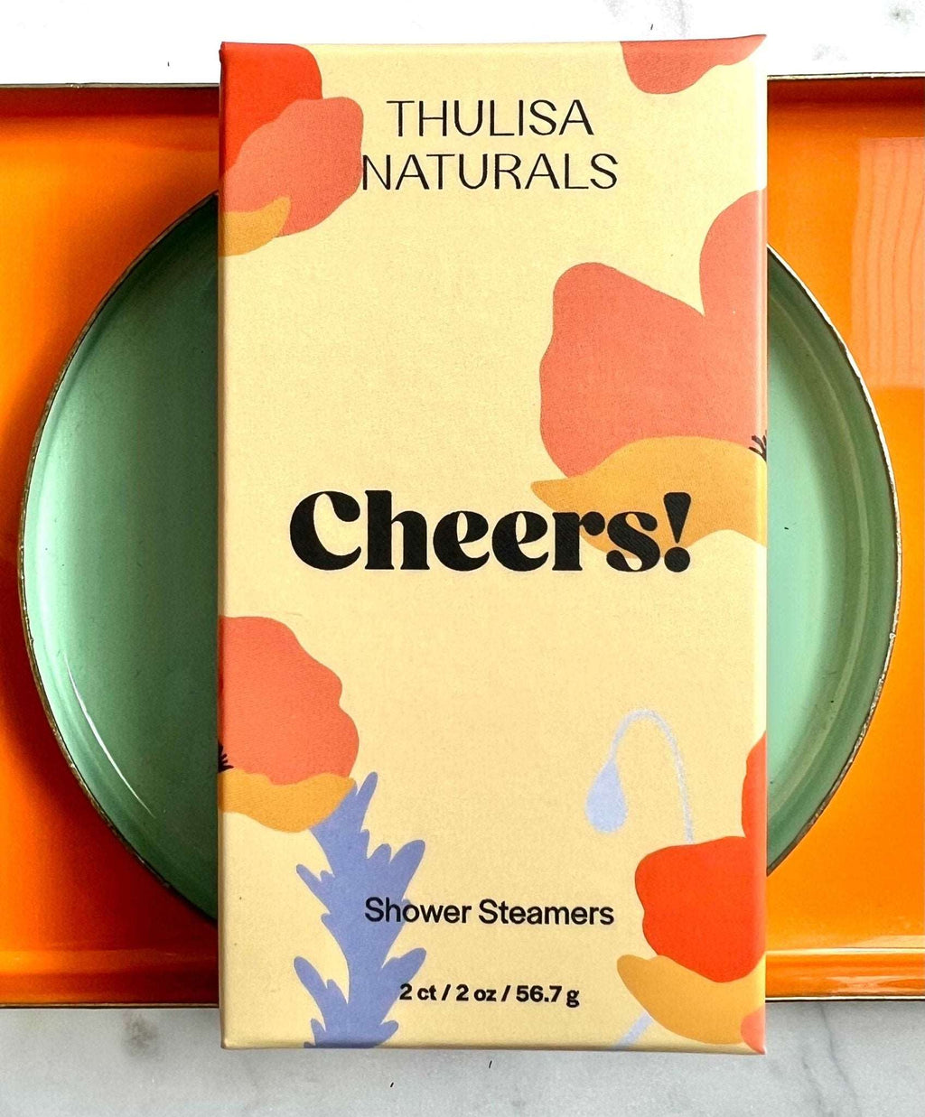 Thulisa Naturals - Cheers Pink Grapefruit Shower Steamers- 2 Pack