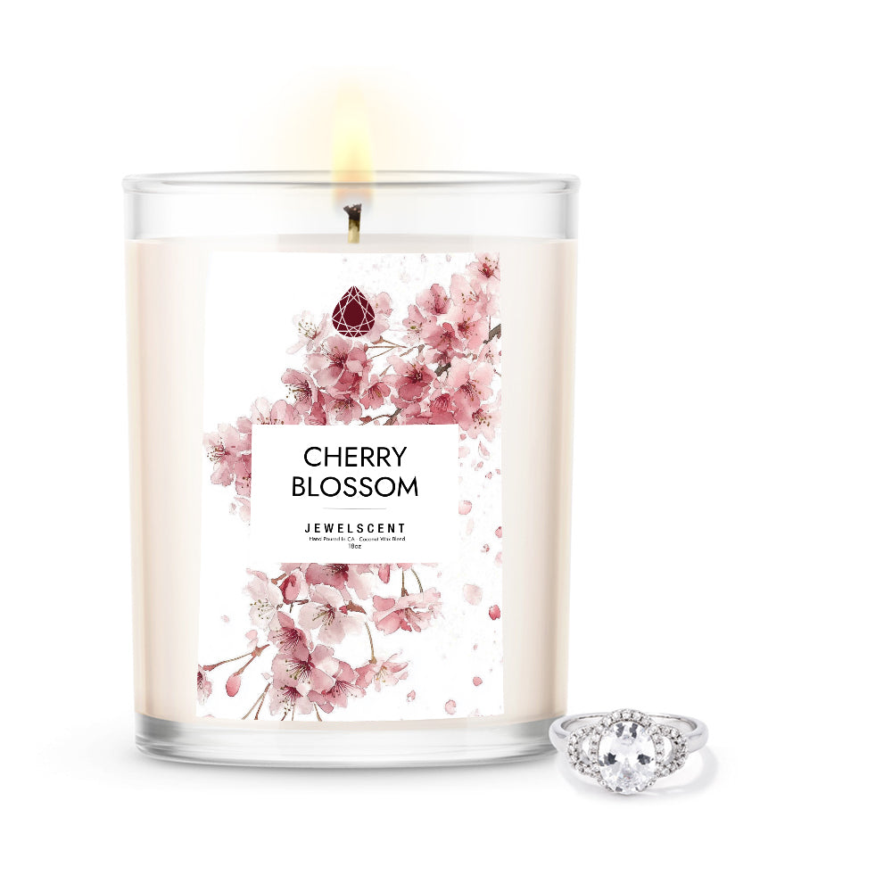 JewelScent - Cherry Blossom 18oz Home Jewelry Candle