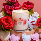 JewelScent - Coming Up Roses Iridescent 10oz Signature Jewelry  Candle