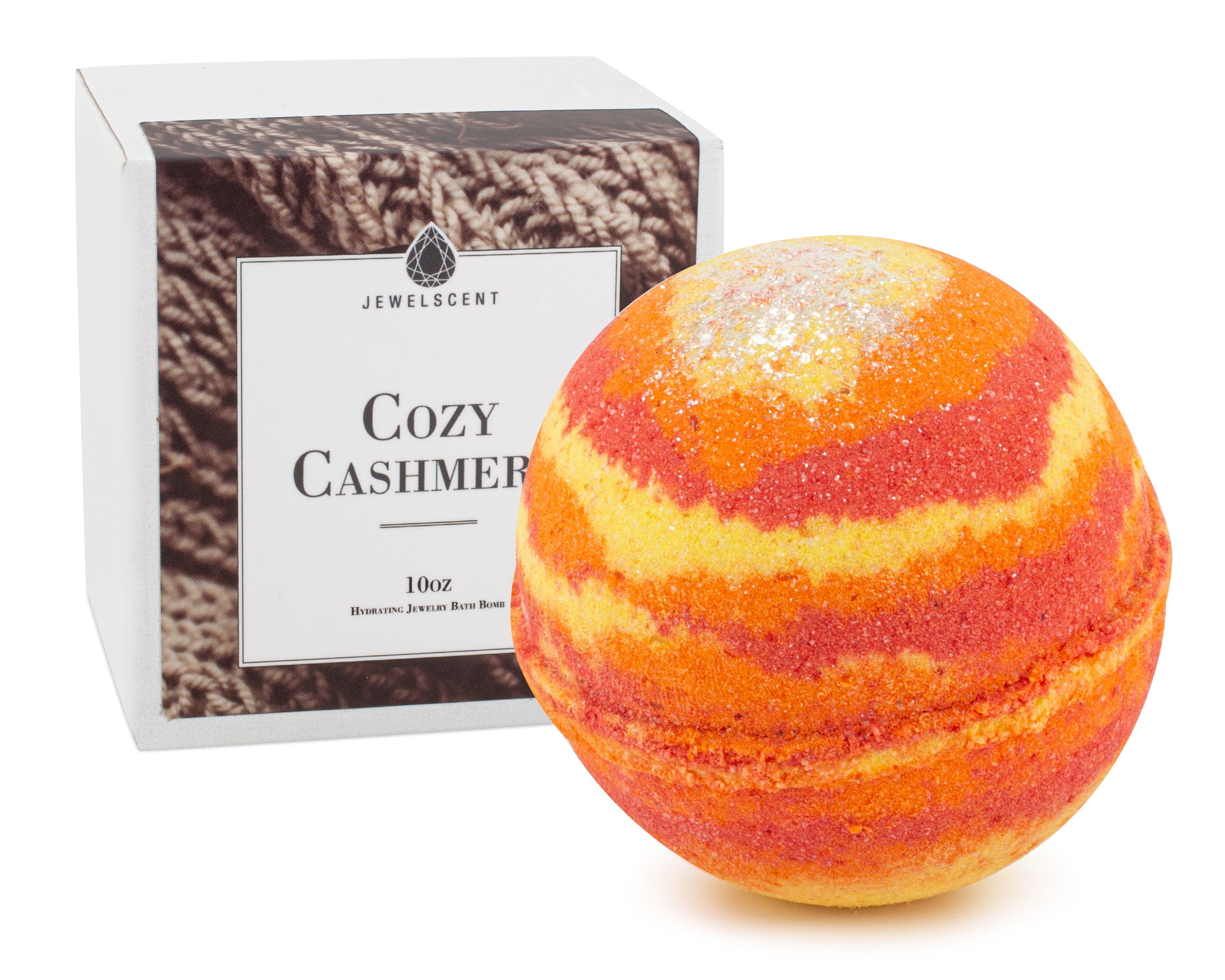 JewelScent - Cozy Cashmere 10oz Necklace Bath Bomb