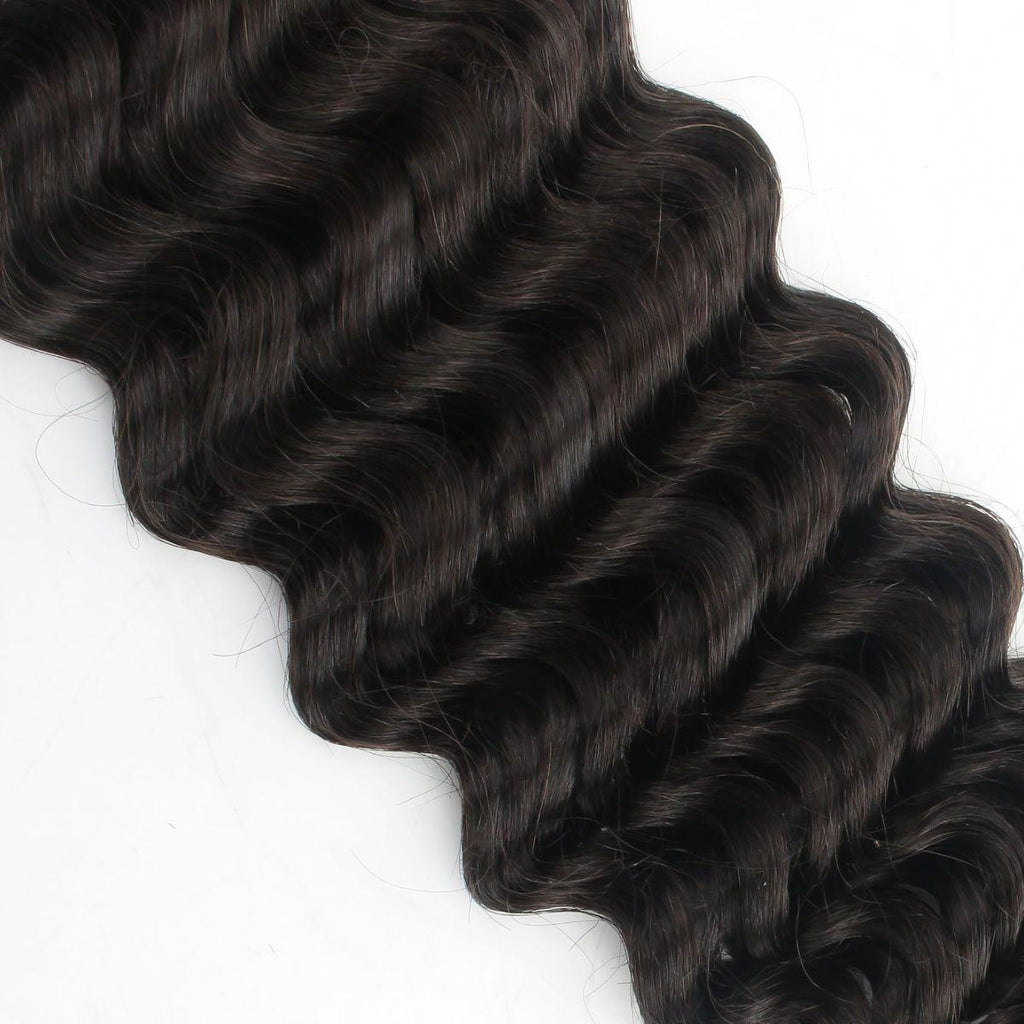 Private Label - Deep Wave Bulk 100% Human Braiding Hair