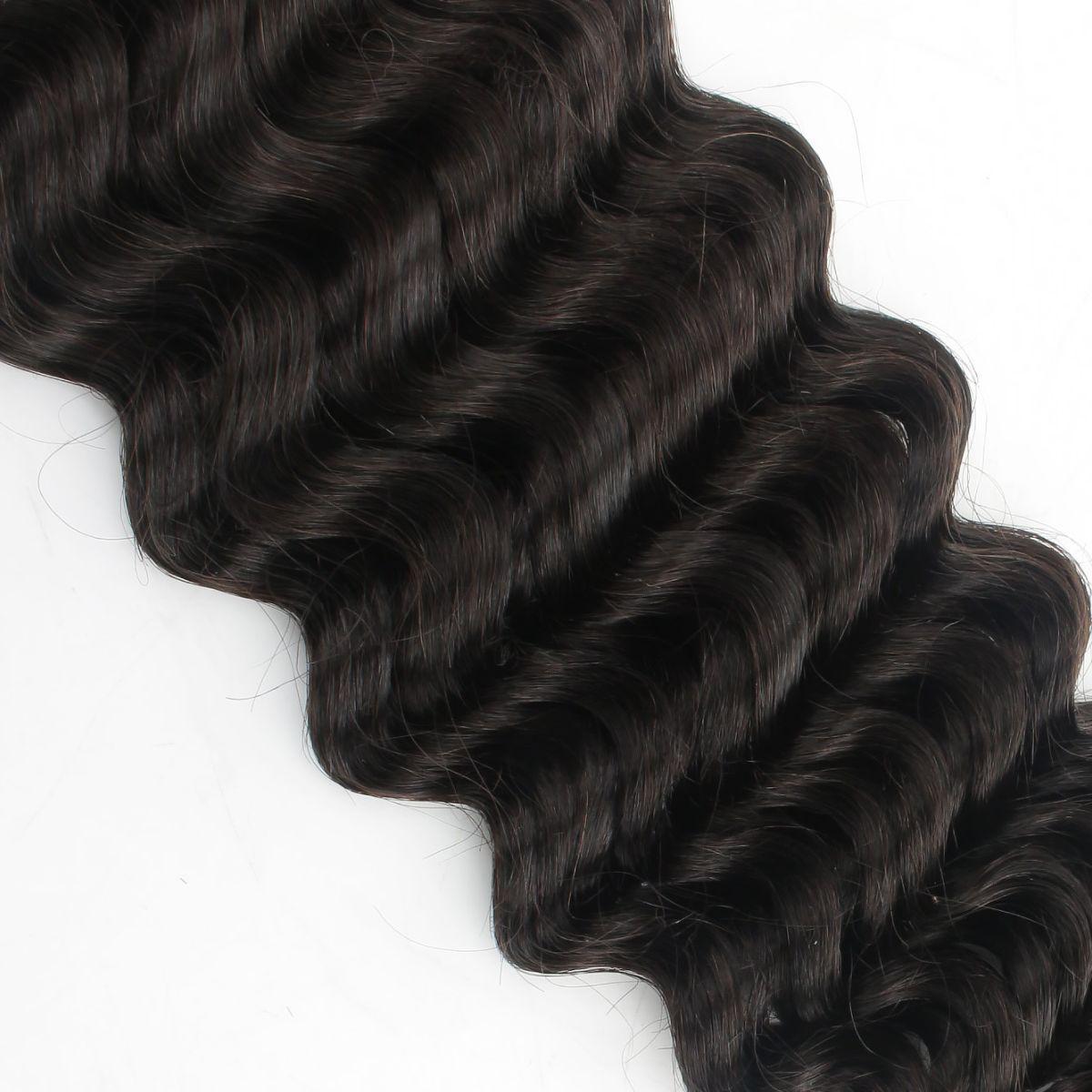 Private Label - Deep Wave Bulk 100% Human Braiding Hair