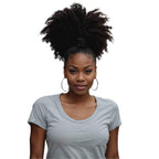 Private Label - Afro Kinky Curly 100% Human Hair Ponytail Extension