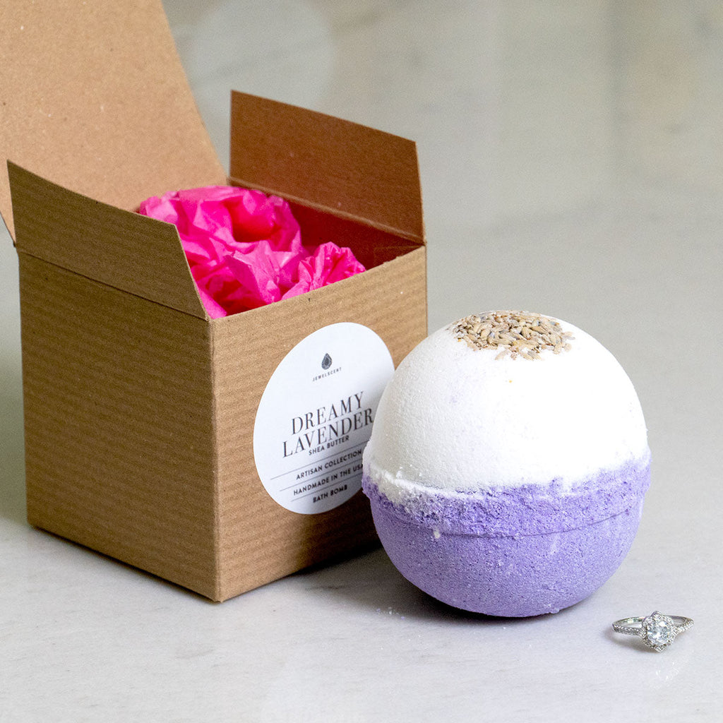 JewelScent - Dreamy Lavender 10oz Jewelry Bath Bomb