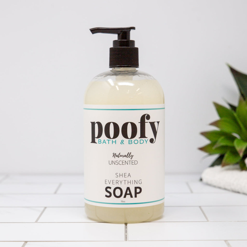 Poofy Organics - Naturally Unscented SHEA Everything Soap