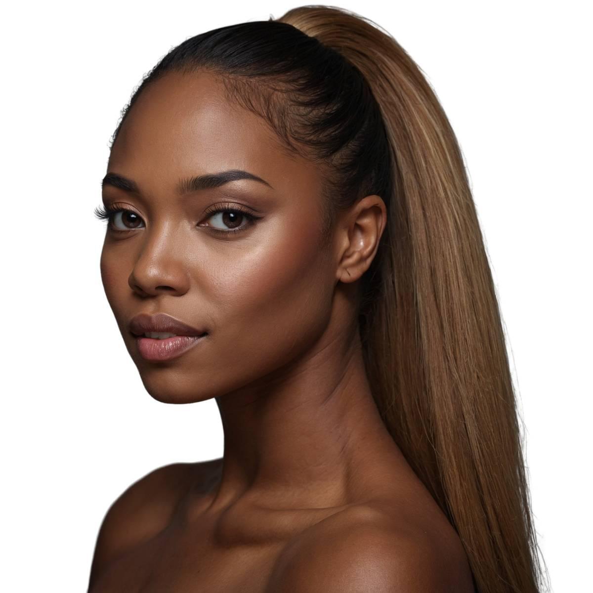 Private Label - Honey Blonde 100% Human Hair Ponytail Extension