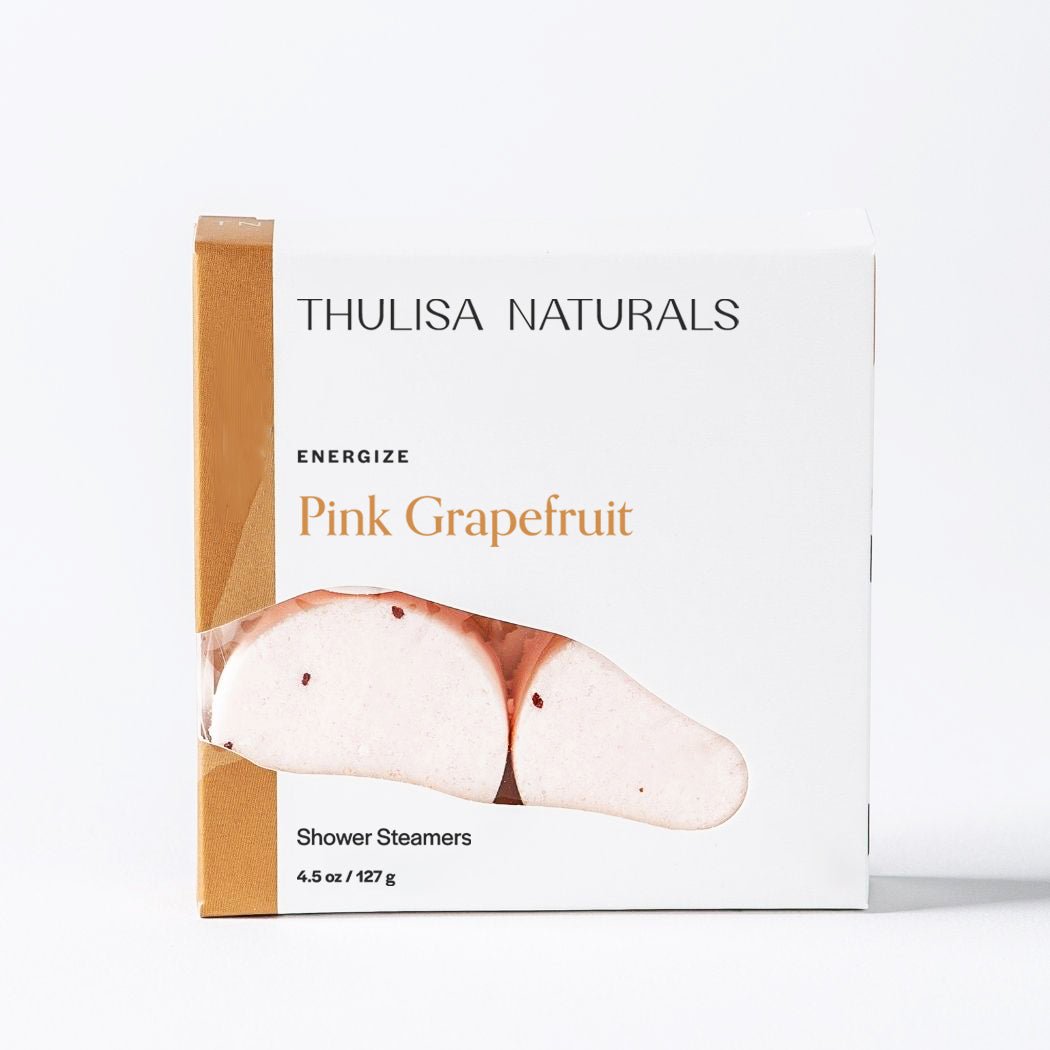 Thulisa Naturals - Energize Pink Grapefruit Shower Steamers - 4 Pack