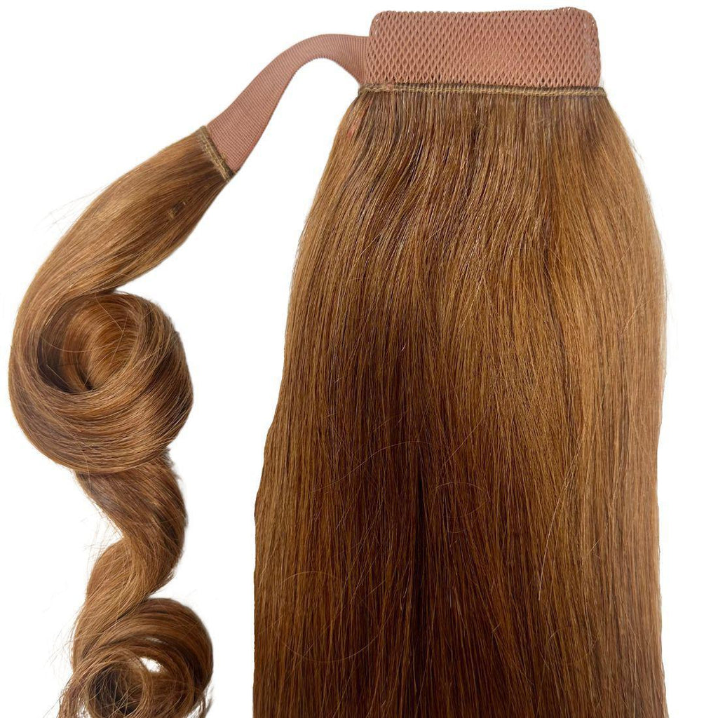 Private Label - Auburn 100% Human Hair Ponytail Extension