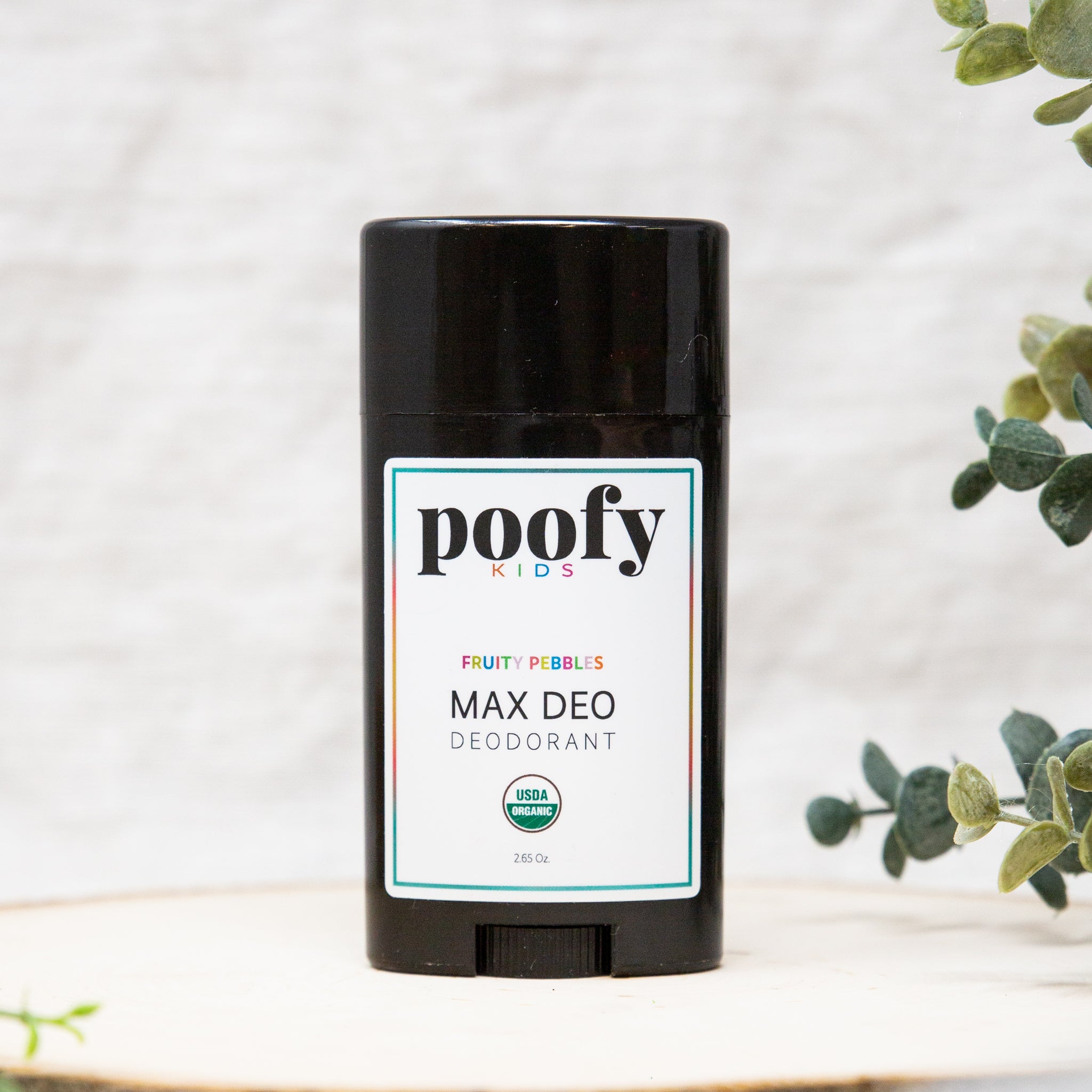 Poofy Organics - MAX DEO Fruity Pebbles KIDS Deodorant Organic