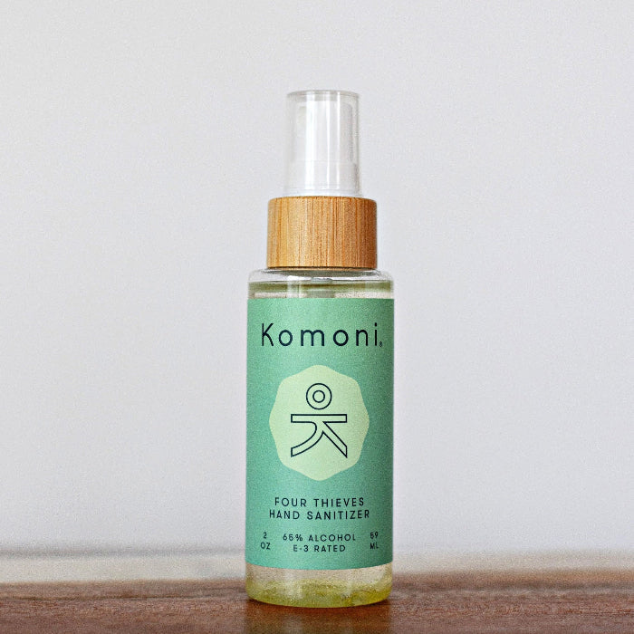Komoni - 4 Pack Instant Hand Sanitizers